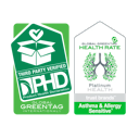 Global GreenTag PlatinumHEALTH HealthRATE Certified